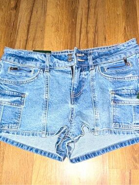 wild fable Light Blue Denim Cargo Shorts